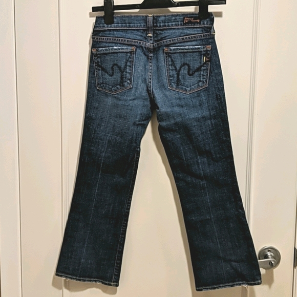 Citizens of Humanity Low Waist Crop Jeans - Picture 2 of 8